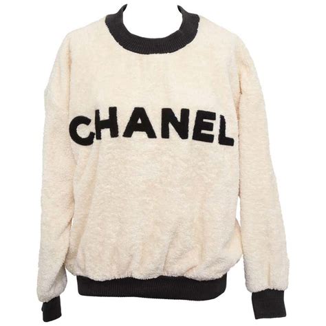 chanel inspired sweatshirt|vintage chanel sweater.